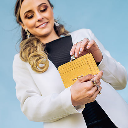 Bonnie Card Wallet Vintage Gold