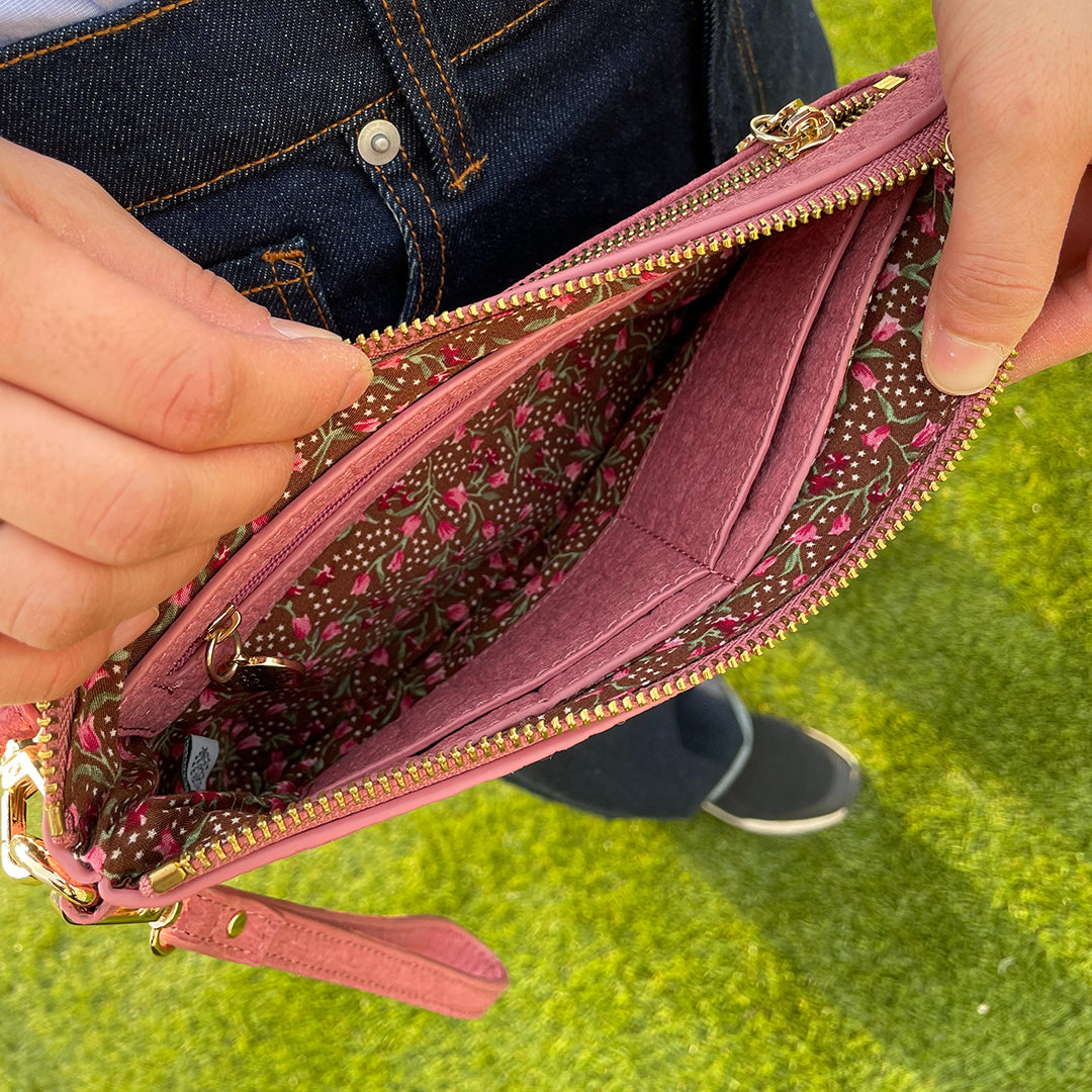 Grace Clutch Old Rose