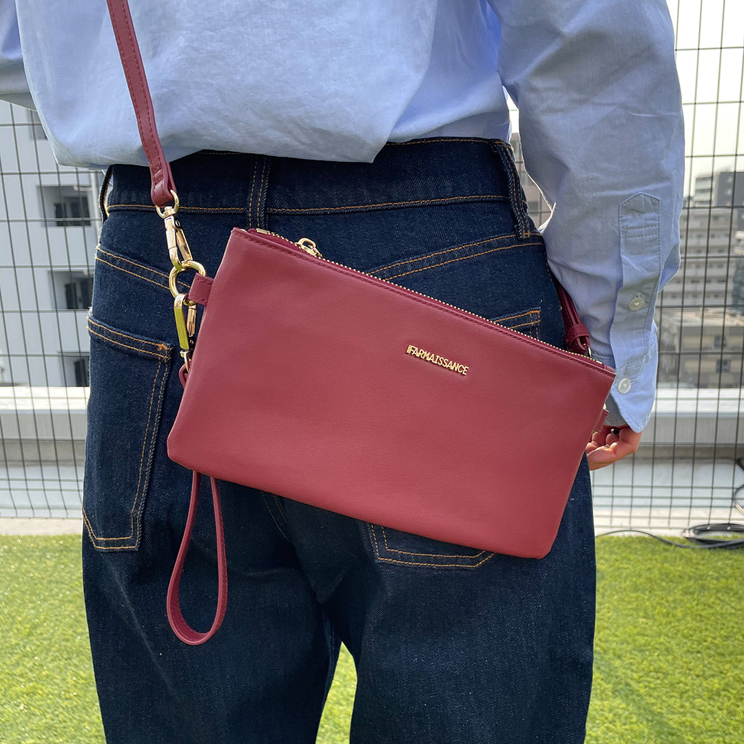 Grace Clutch Ruby Red /DF