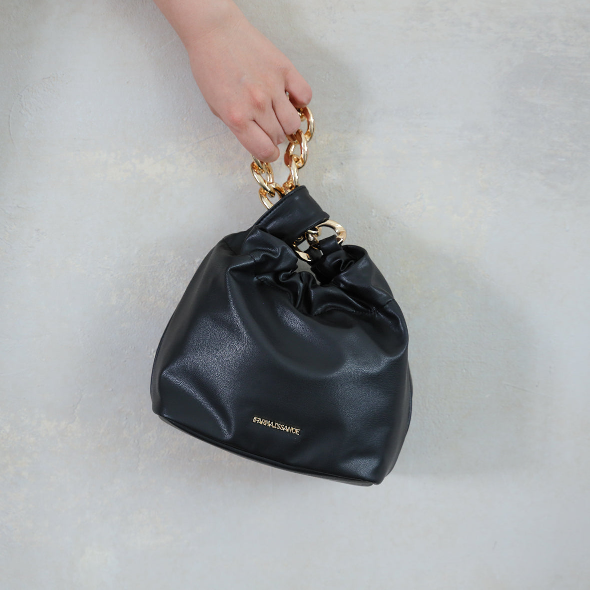 Penny Chain Handbag Black