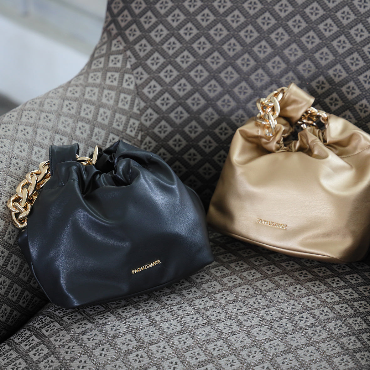 Penny Chain Handbag Black