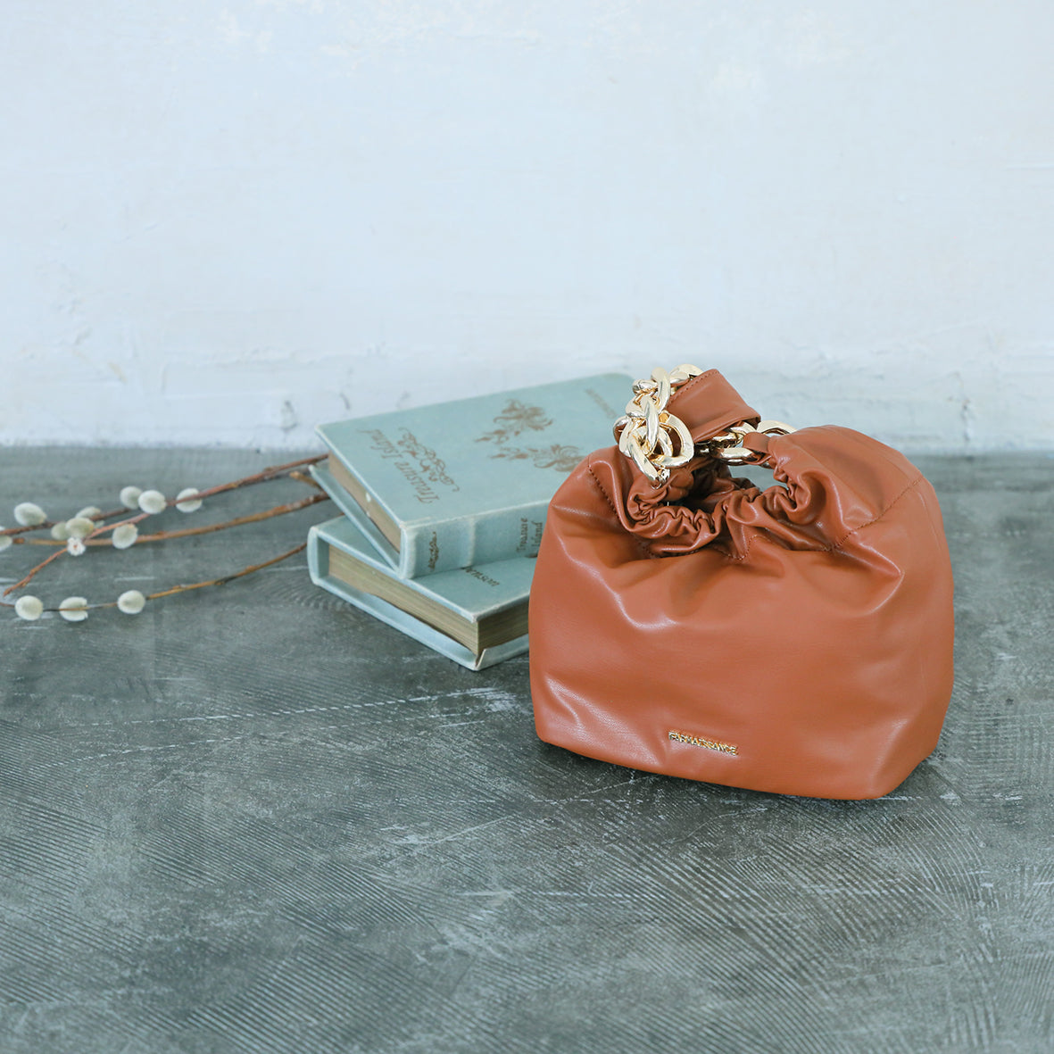 Penny Chain Handbag Ginger Bread