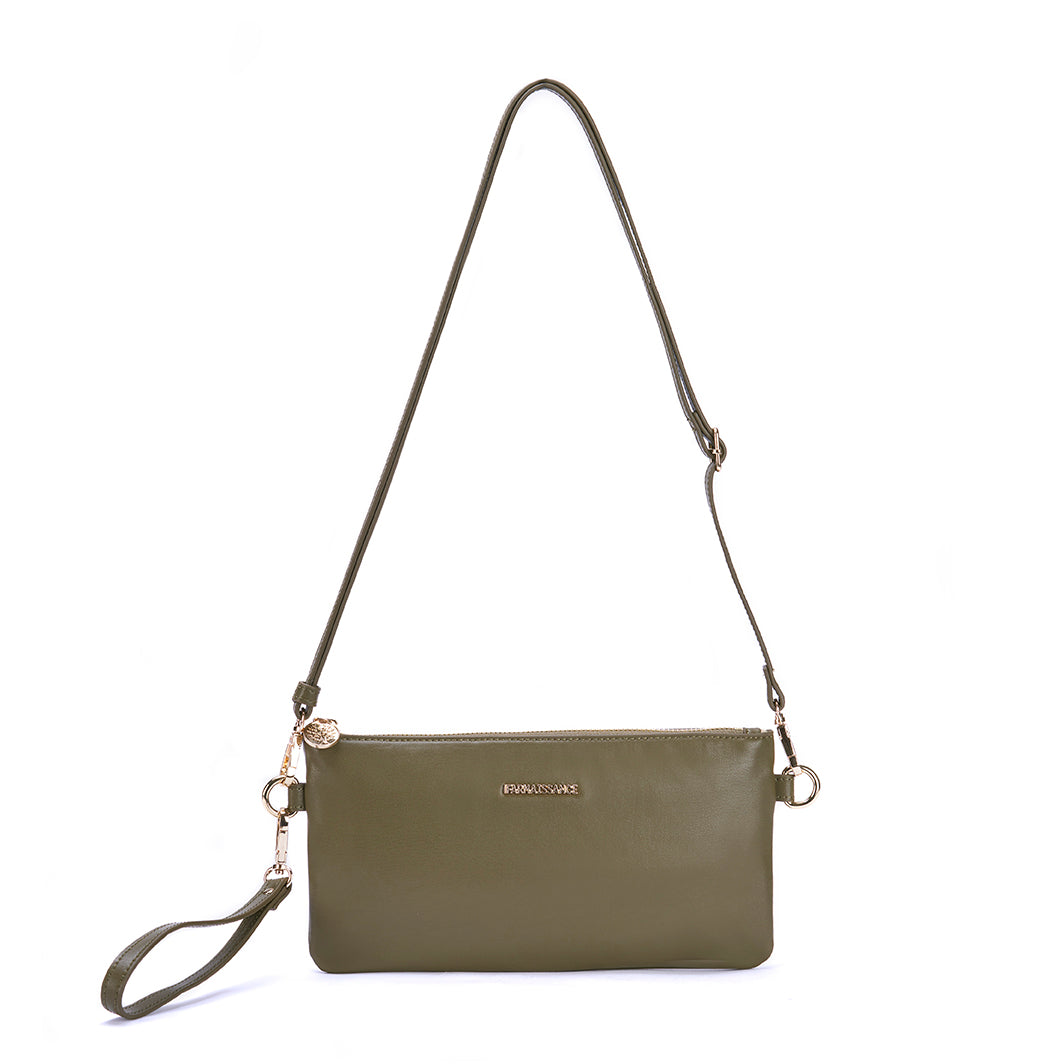 Grace Clutch Military Olive