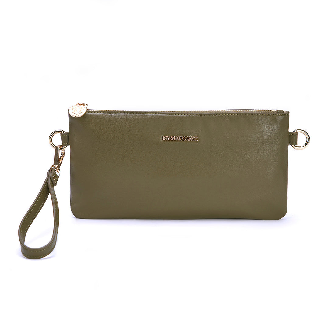 Grace Clutch Military Olive