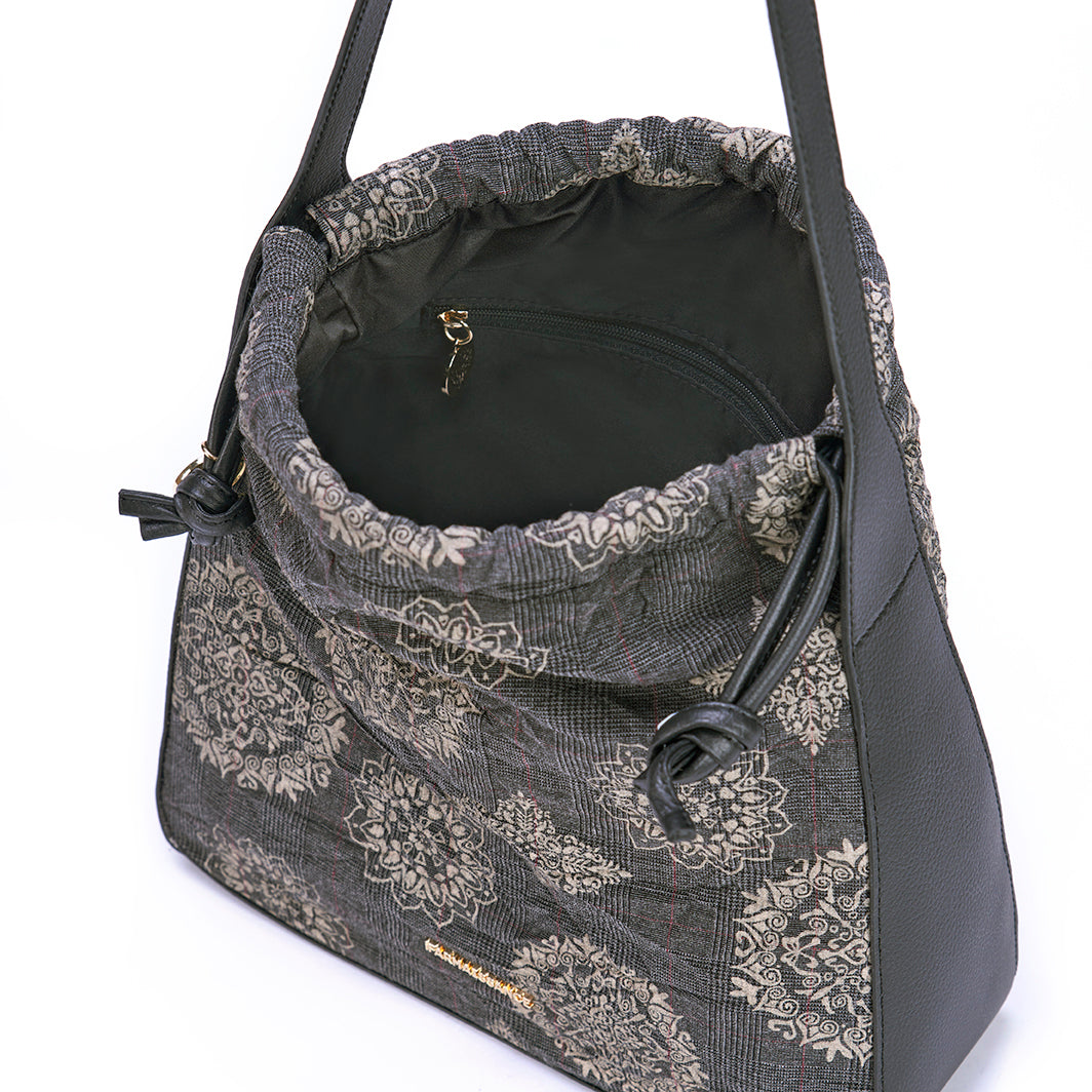 Jessie Tote Deadstock Fabric/Black