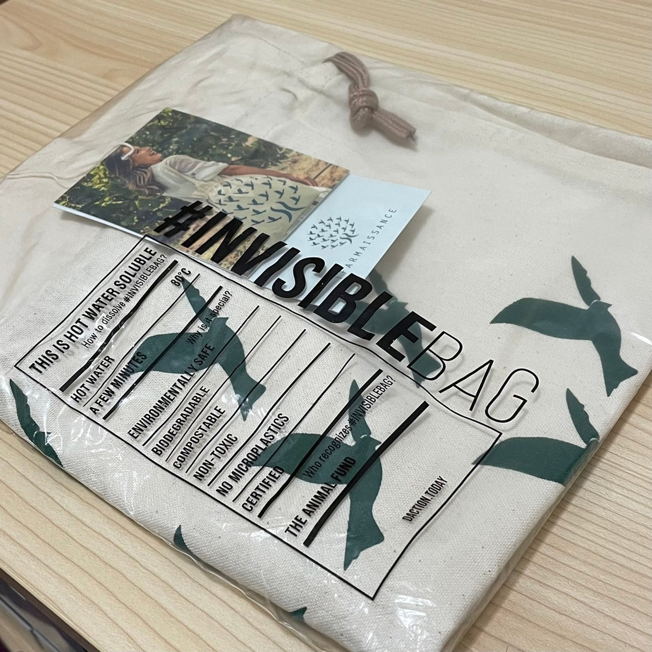 【日本限定】organic cotton bag