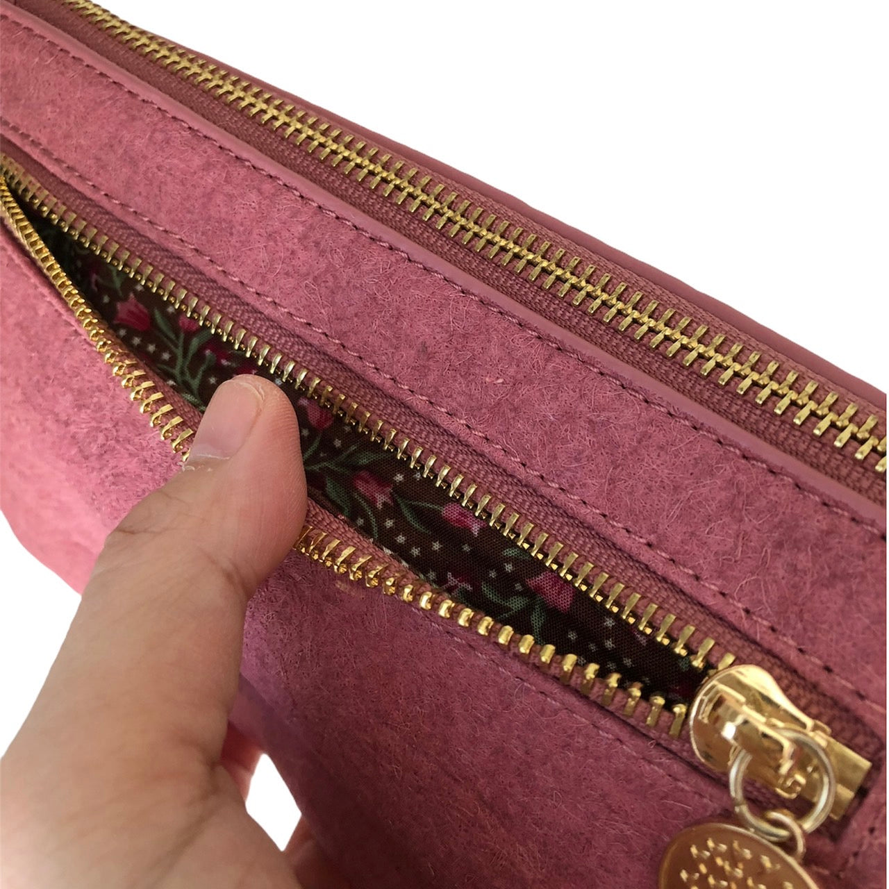 Grace Clutch Old Rose
