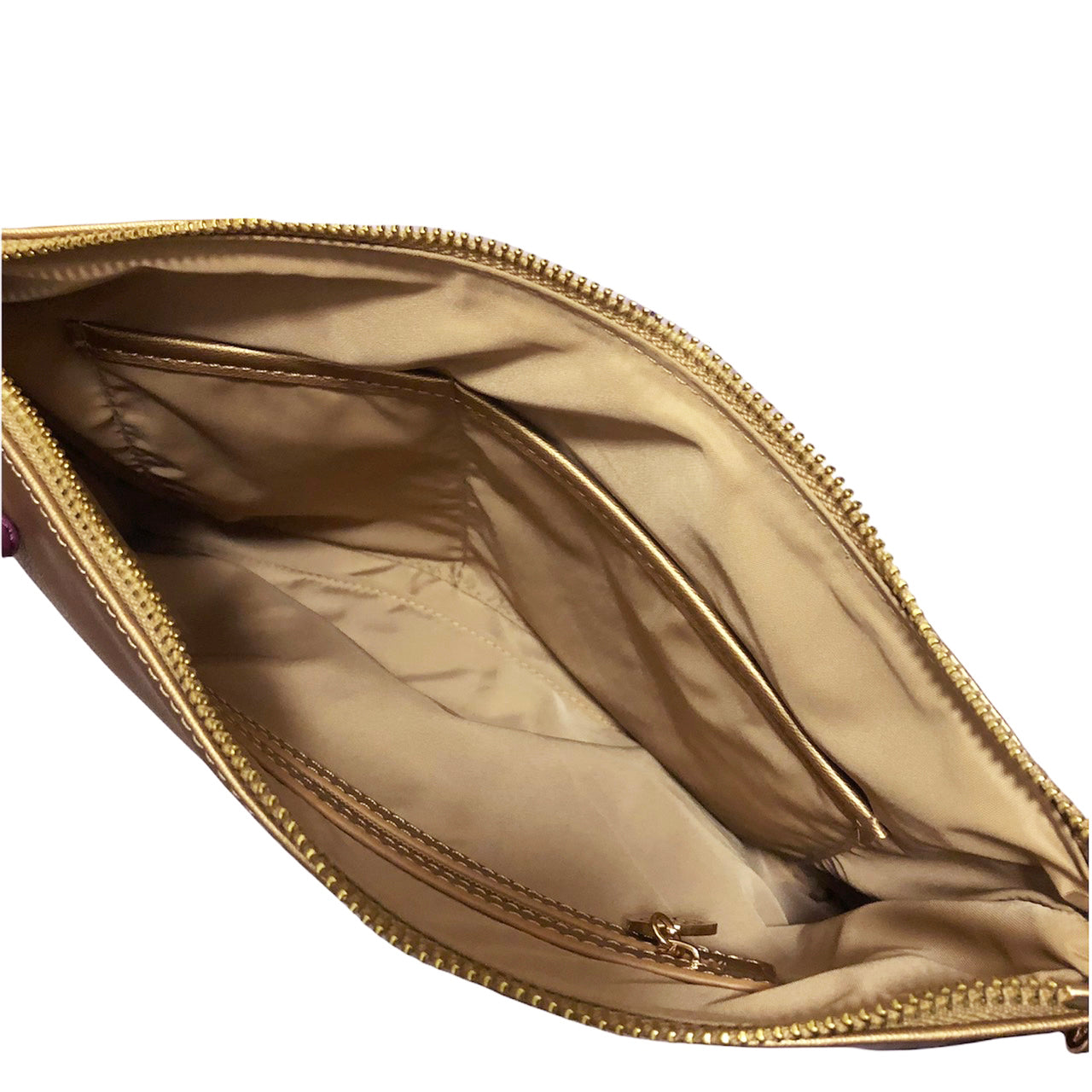 Queenie Clutch Platinum Gold