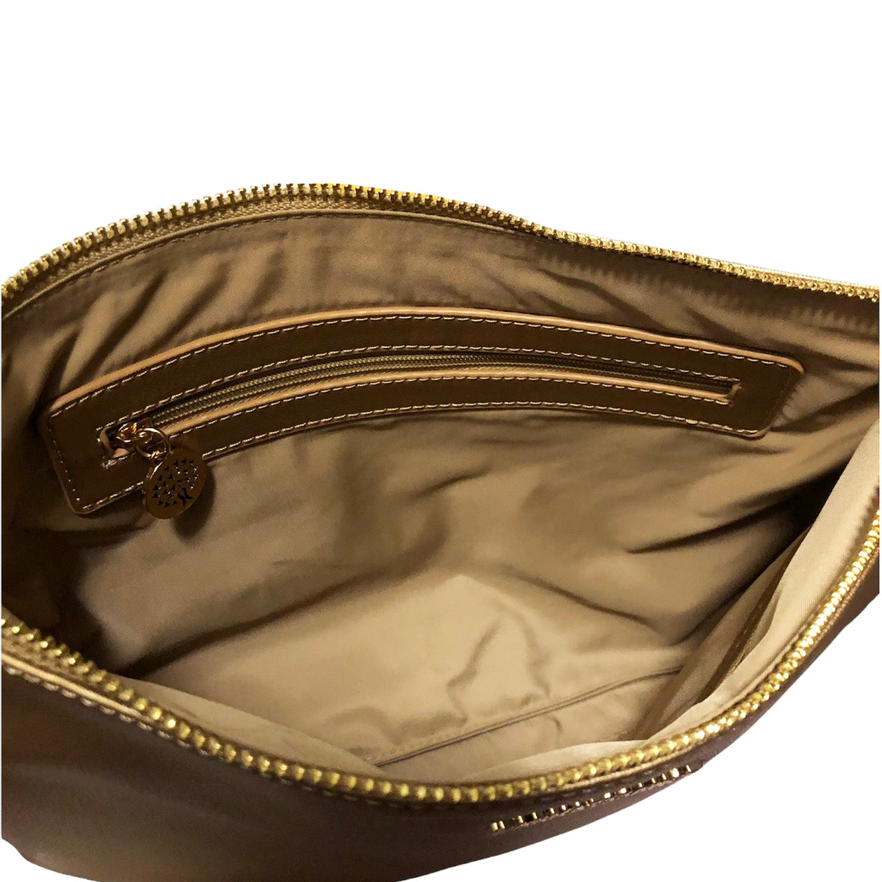Queenie Clutch Platinum Gold