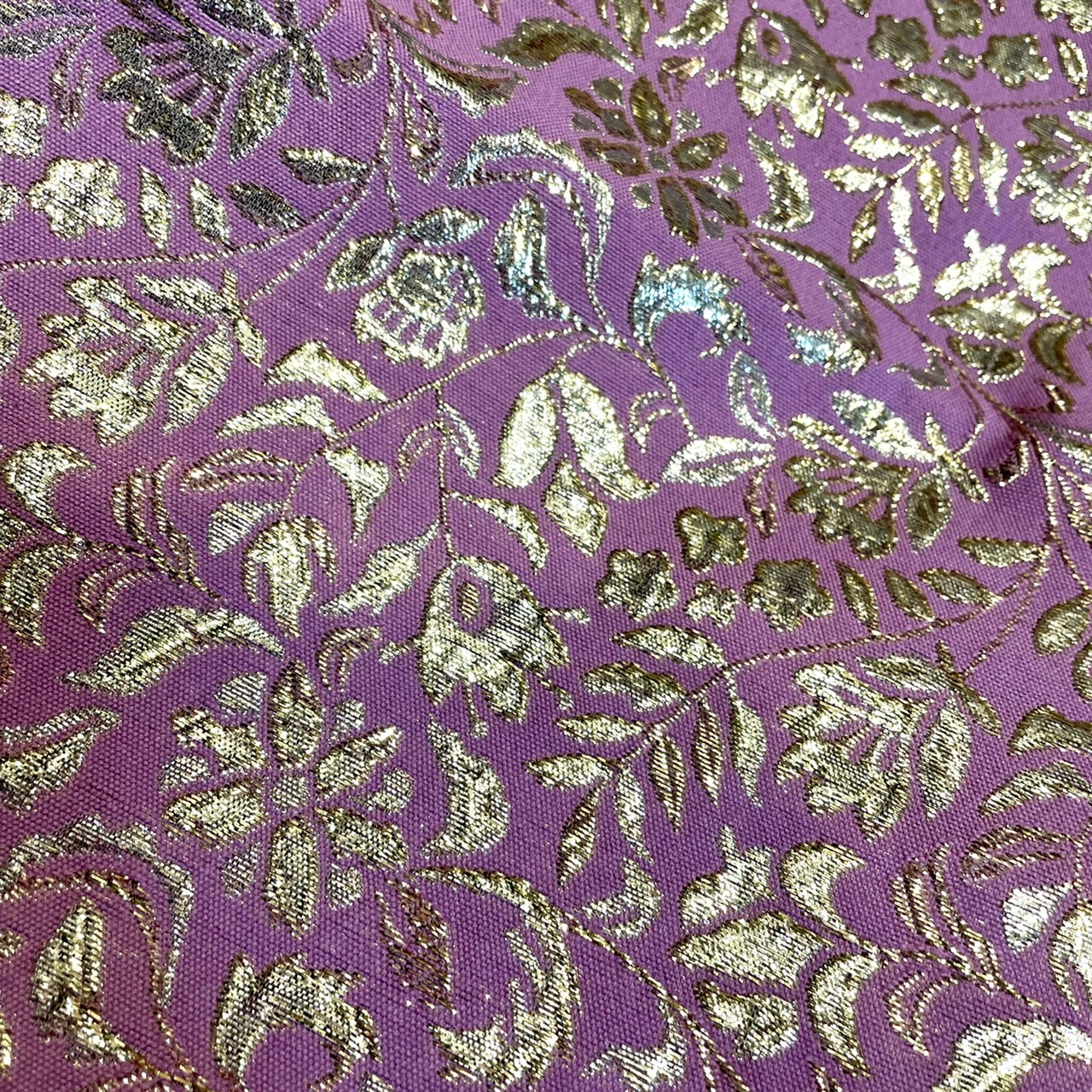 Kay Tote Purple Jacquard Floral