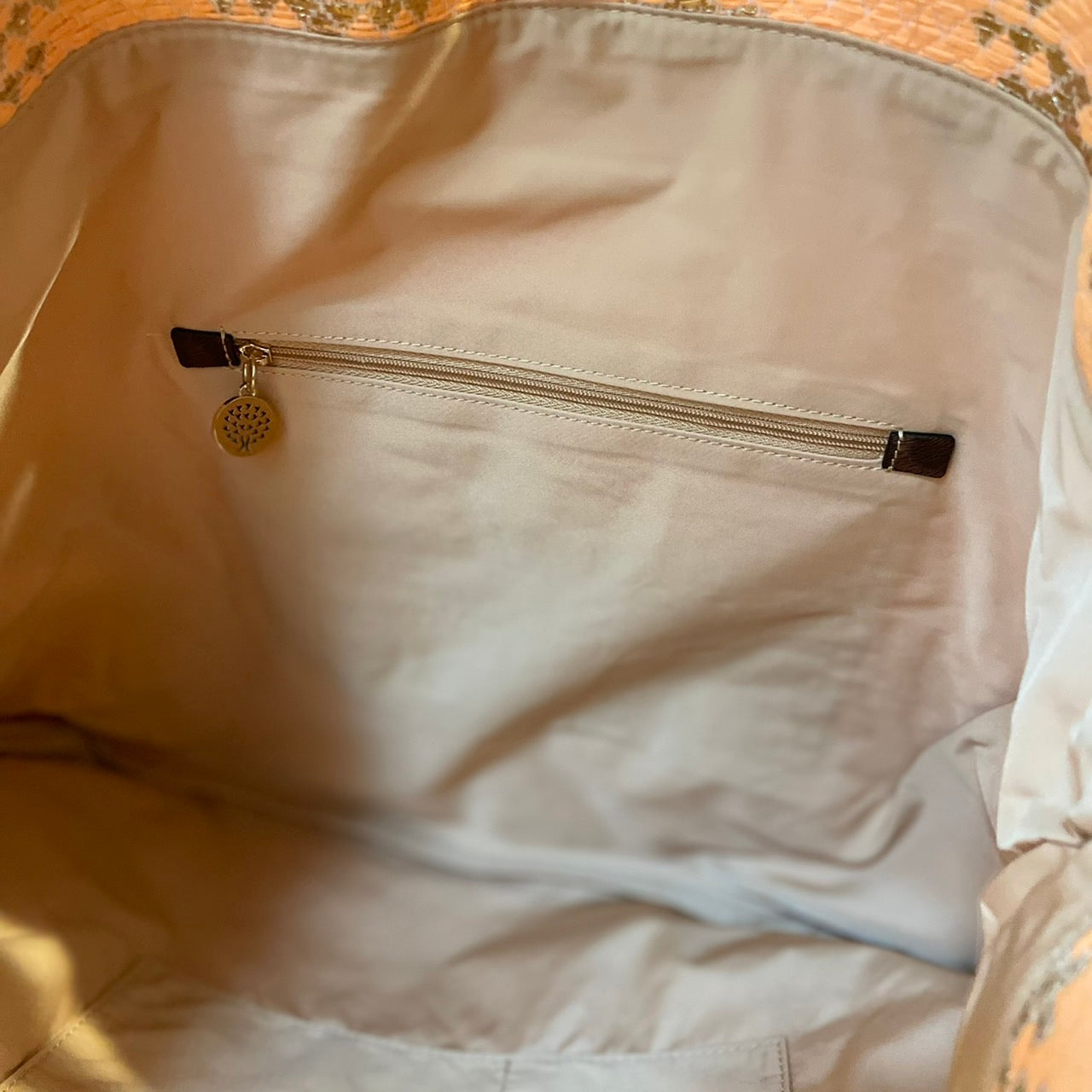 Nancy Tote Orange Diamond