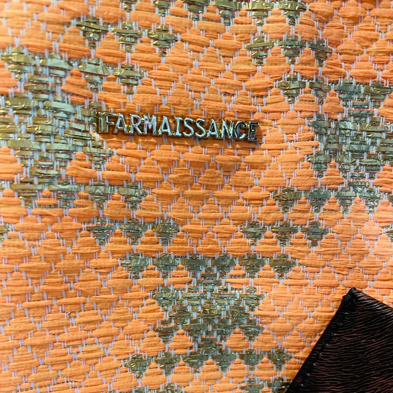 Nancy Tote Orange Diamond