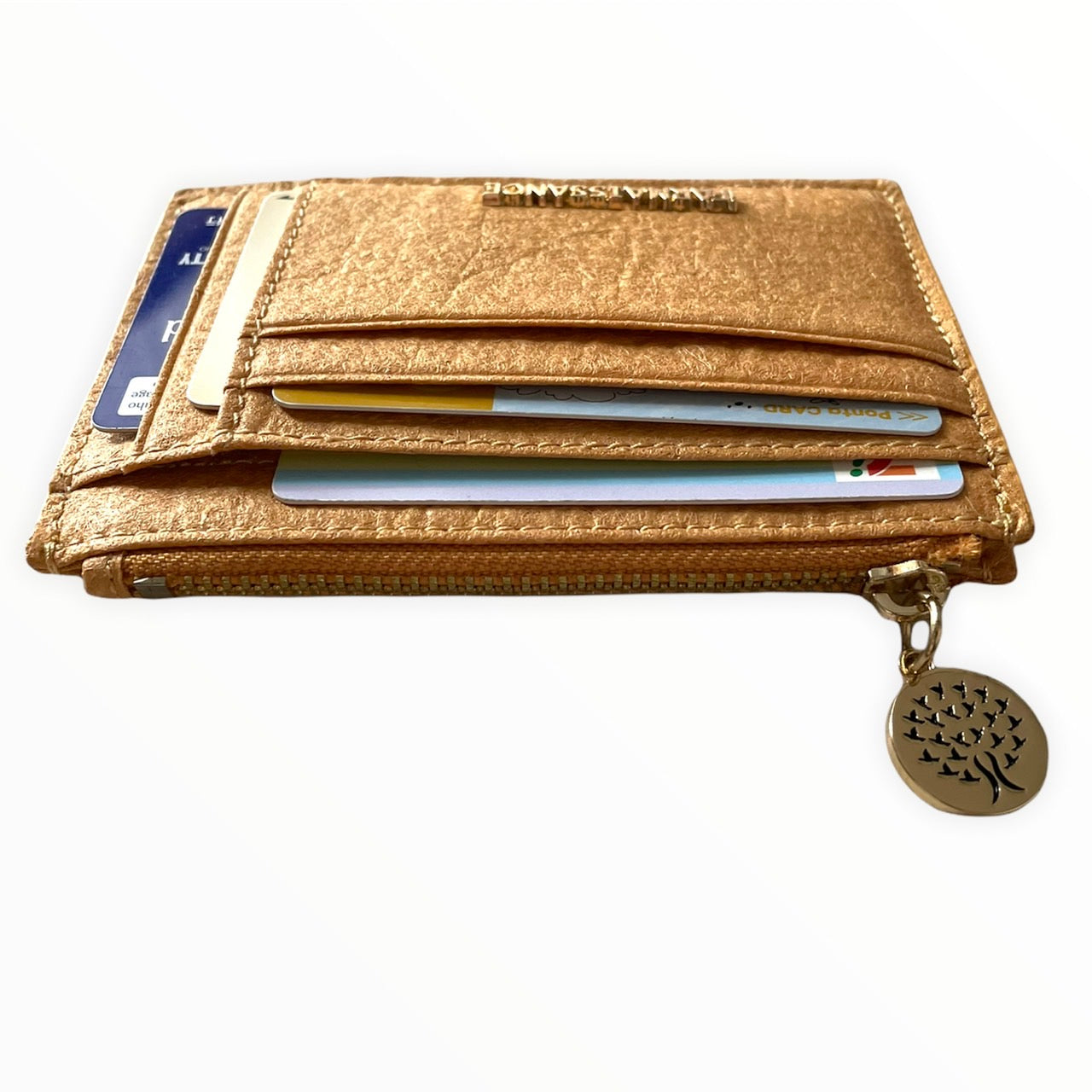 Bonnie Card Wallet Vintage Gold