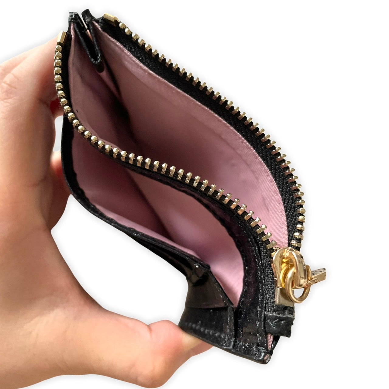 Bonnie Card Wallet Metalic Black