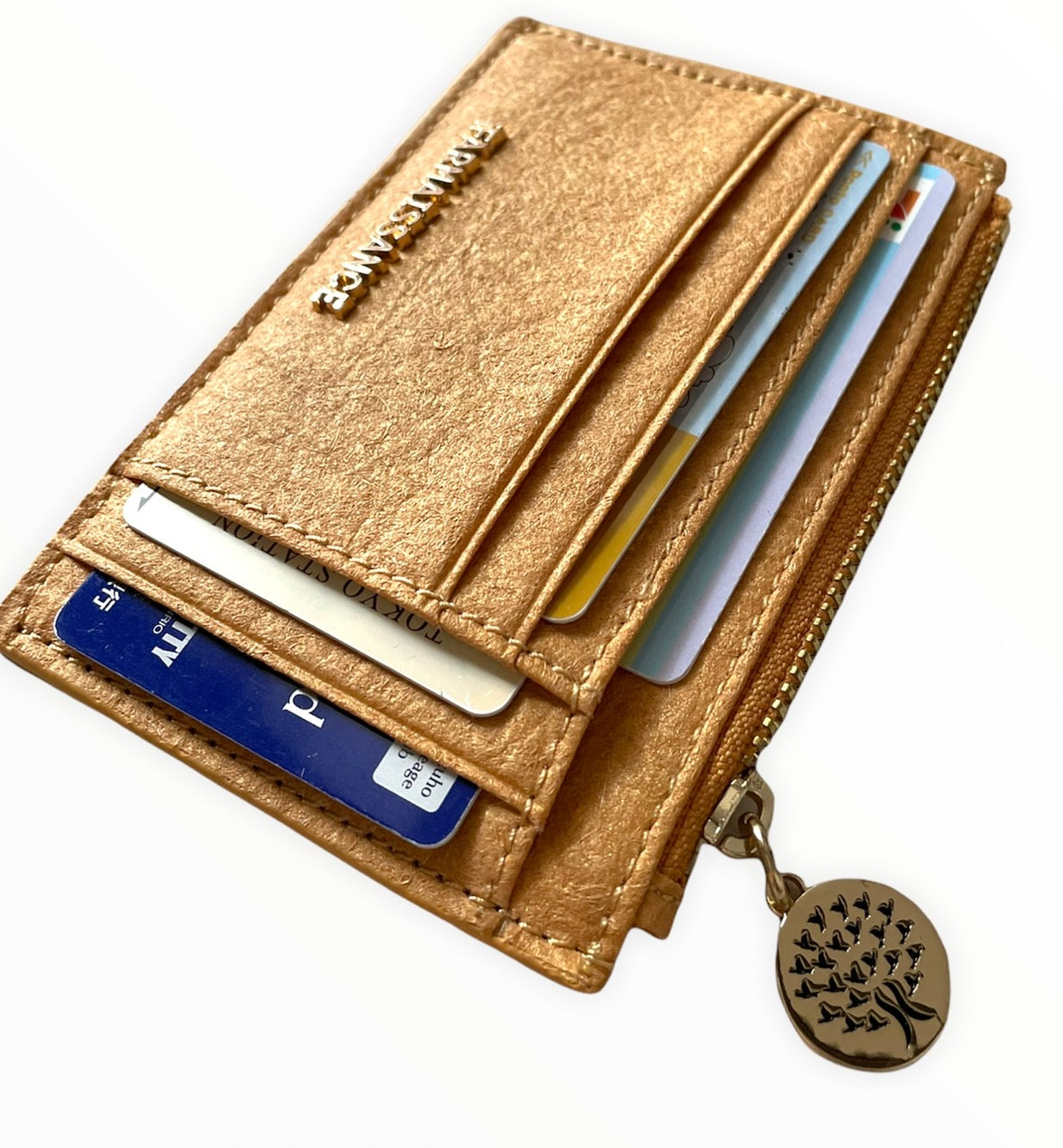 Bonnie Card Wallet Vintage Gold
