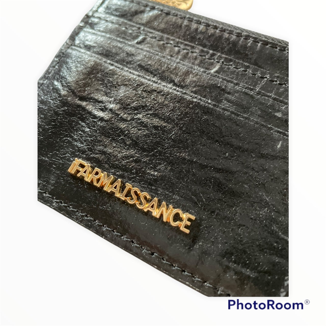 Bonnie Card Wallet Metalic Black