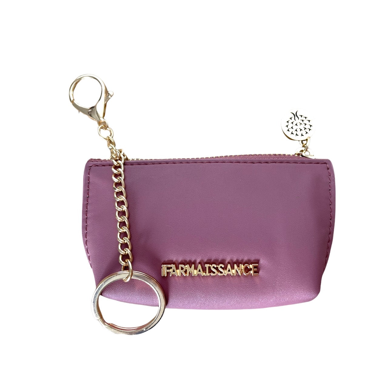 Fiona Key Purse Rose Brown