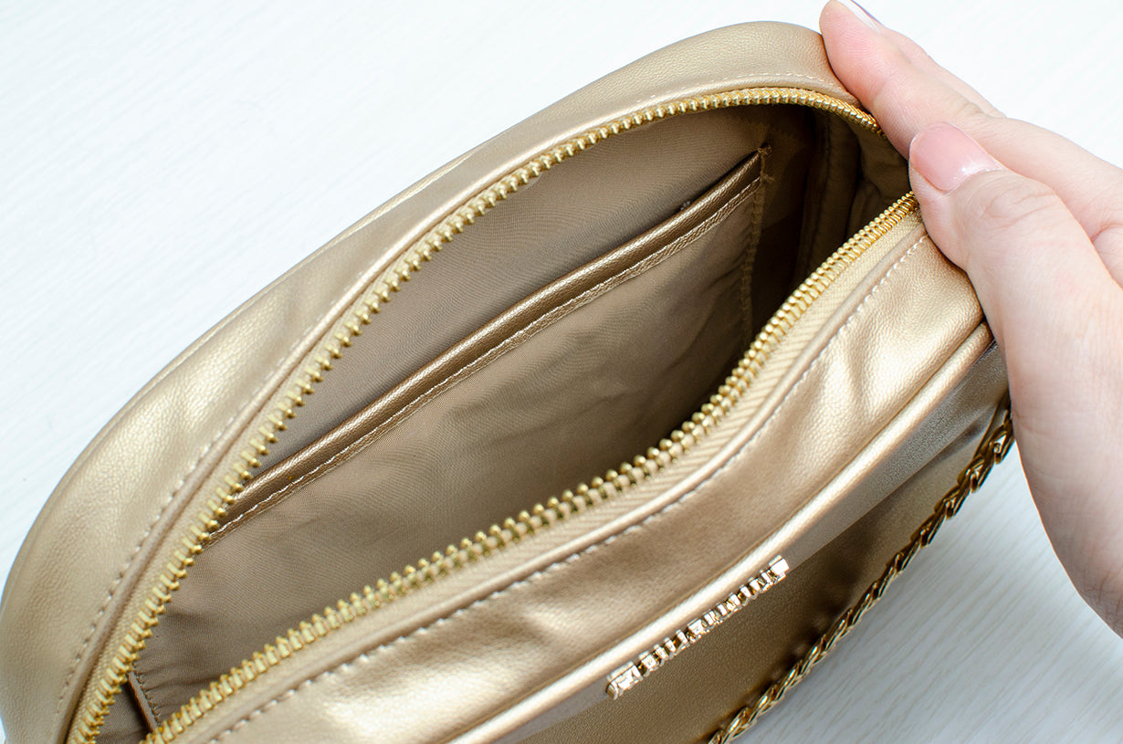 Melinda Camera Bag Platinum Gold