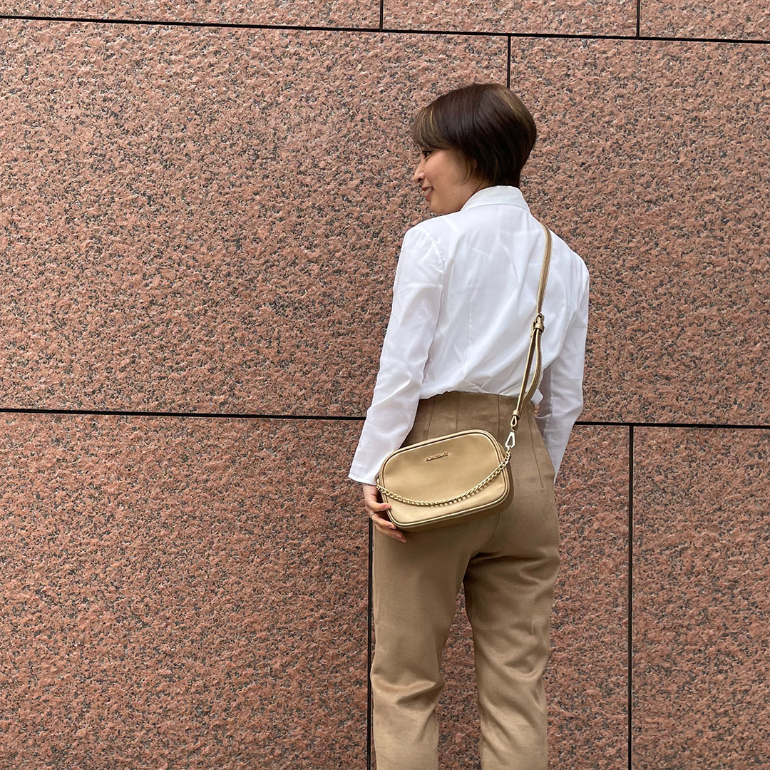 Melinda Camera Bag Platinum Gold