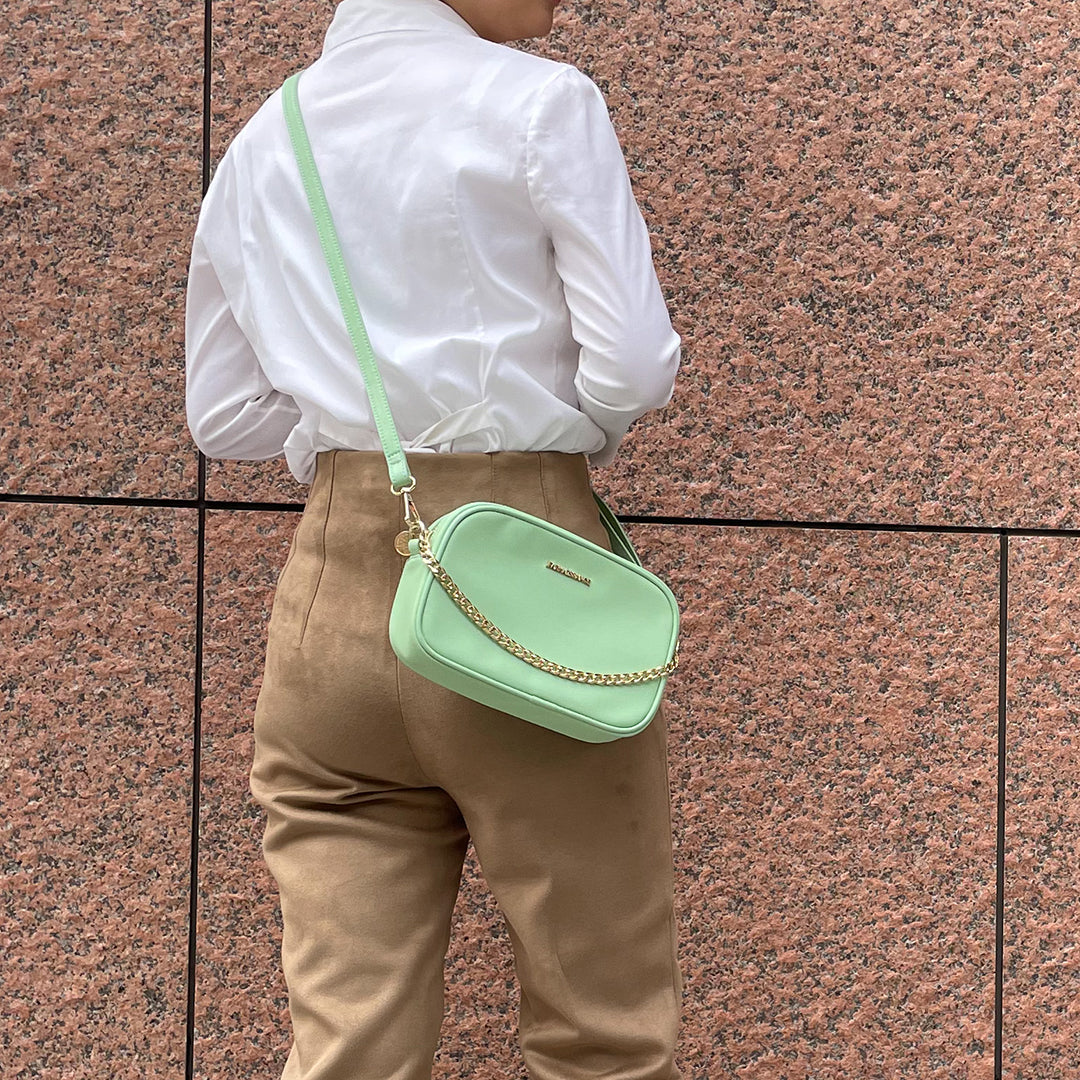 Melinda Camera Bag Pastel Green