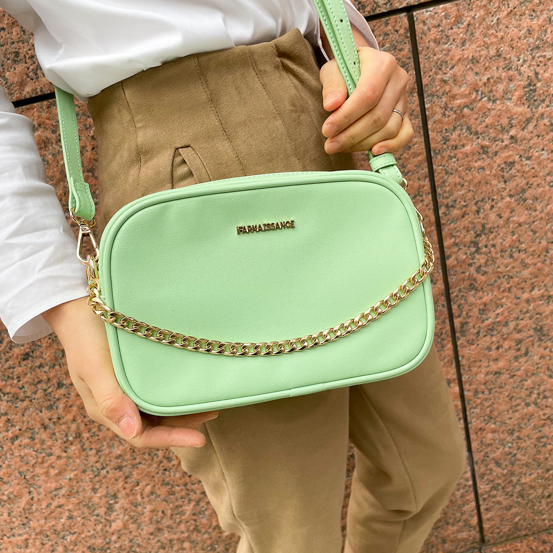 Melinda Camera Bag Pastel Green