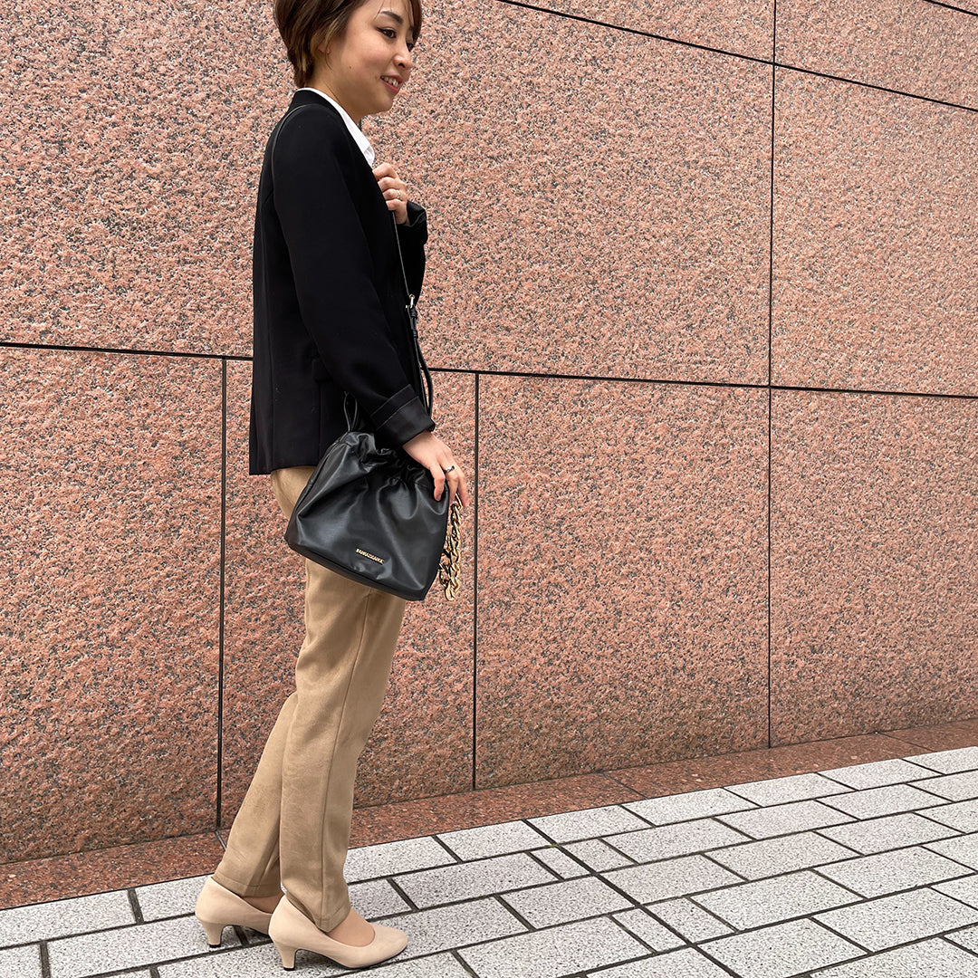 Penny Chain Handbag Black