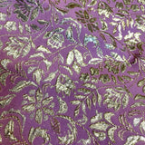 Kay Tote　Purple Jacquard Floral